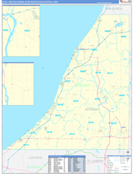 Niles-Benton-Harbor Basic<br>Wall Map